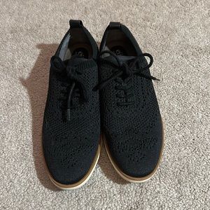 Eurosoft stretch fabric lace up wingtip loafers 7